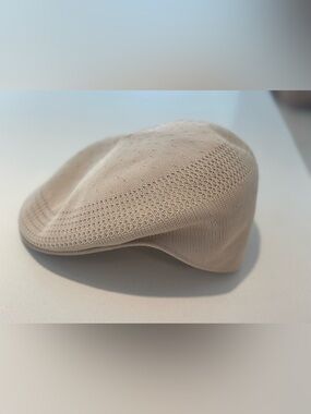Kangol Tropic 504 Beige Flat Cap Men’s Newsboy Ivy Hat
